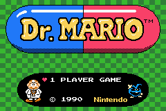 Classic NES Series - Dr. Mario Title Screen